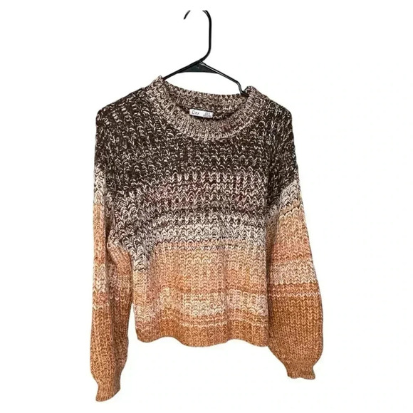 NWT - DEX Crew Neck Ombre Sweater size M - Picture 3 of 7